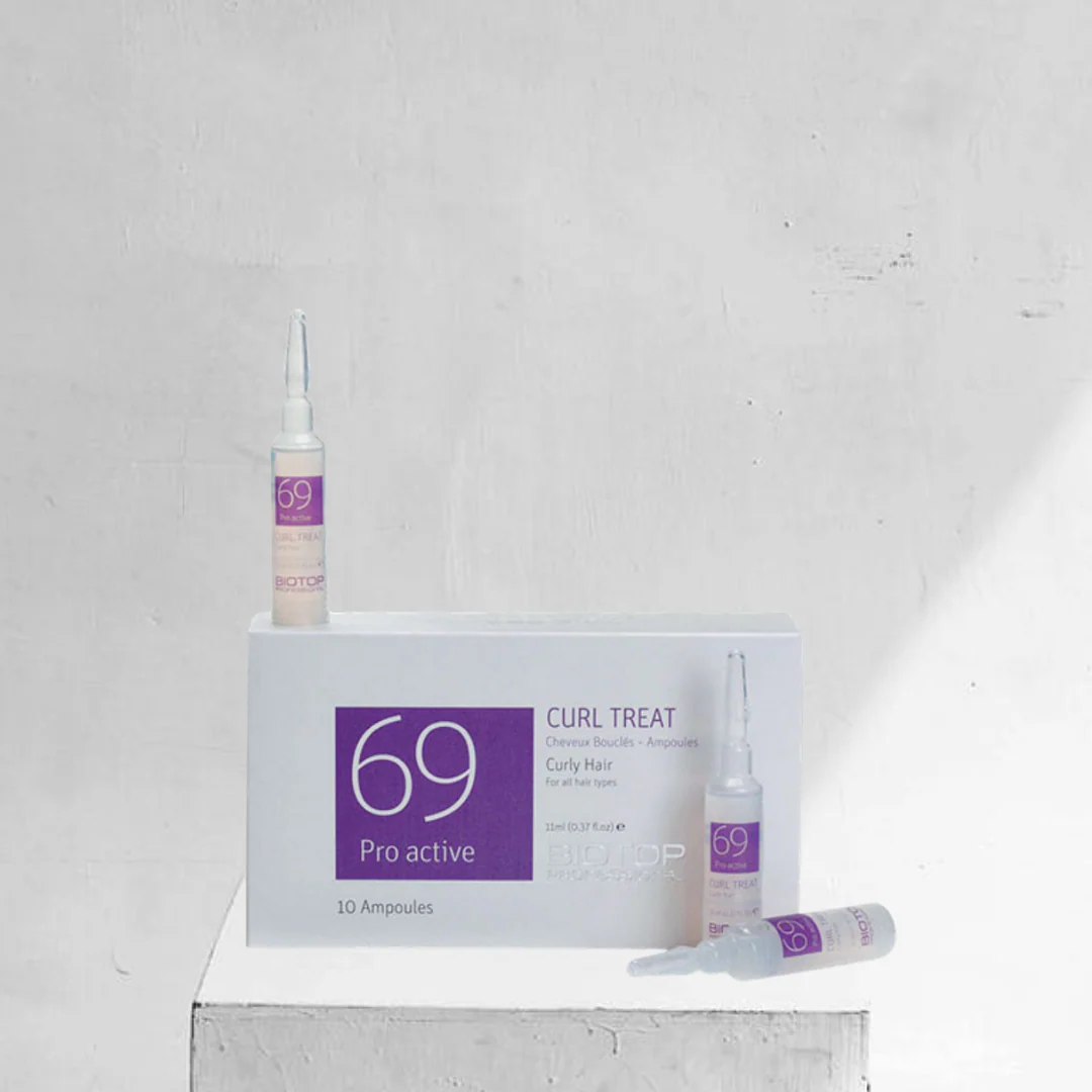 Biotop 69 Pro active Traitement Ampoules pour Boucles - 10x11ml